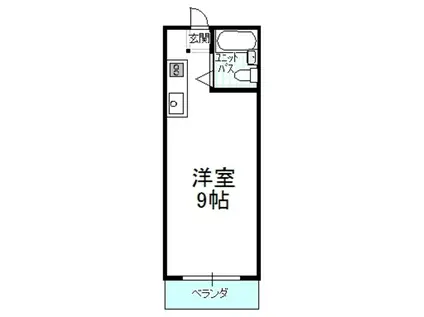 メゾンドモウリ(ワンルーム/5階)の間取り写真