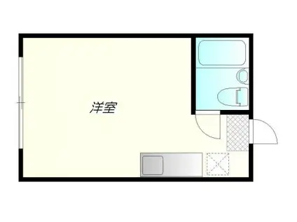 パインドール浅草(ワンルーム/3階)の間取り写真