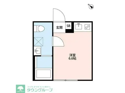 TEN-NOM HOUSE PREMIER(ワンルーム/1階)の間取り写真