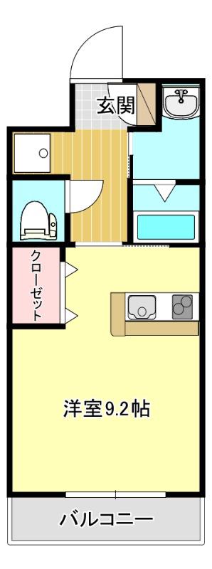 リファレンス大手町(ワンルーム/13階)の間取り写真
