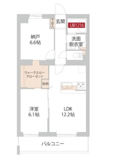 CAMPAGNA 豊田(1SLDK/5階)の間取り写真