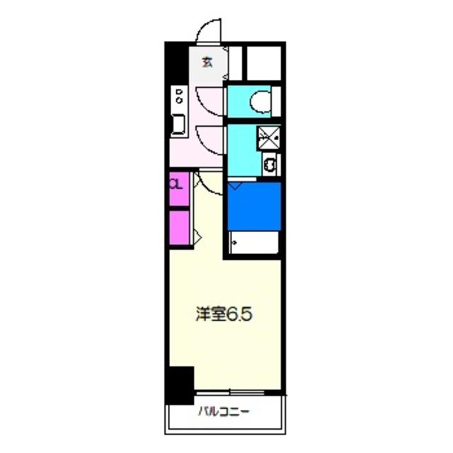 S-RESIDENCE堺BLAZE(1K/13階)の間取り写真