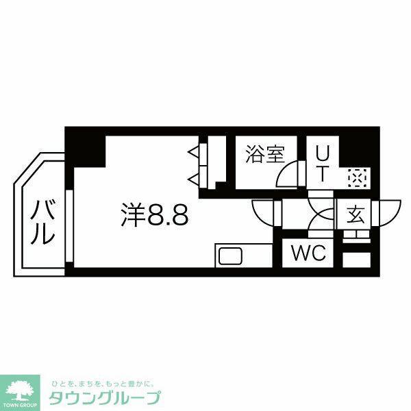 シェモア大須(ワンルーム/5階)の間取り写真