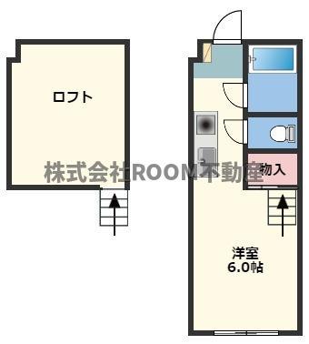 レクセル都城(1K/1階)の間取り写真
