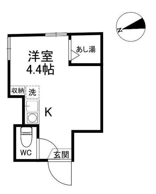 アーバンプレイス荻窪IIIA(ワンルーム/1階)の間取り写真
