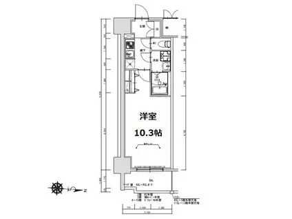 S-RESIDENCE岐阜駅(1K/5階)の間取り写真