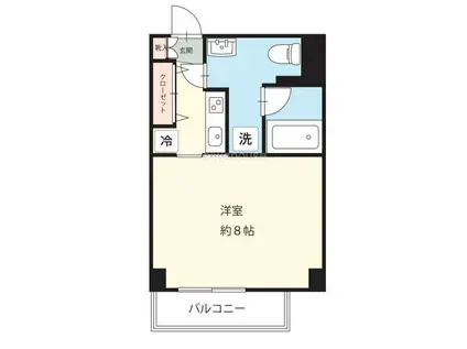 アークヒルズ(1K/5階)の間取り写真