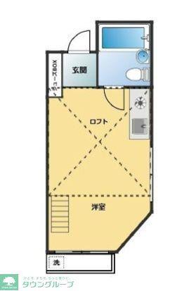 フローラルコーポ柳沢(ワンルーム/2階)の間取り写真