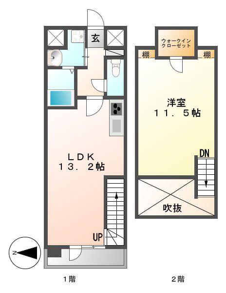 丸の内スクエア(1LDK/5階)の間取り写真