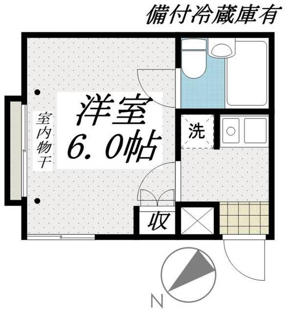 ジュネパレス座間第13(1K/3階)の間取り写真
