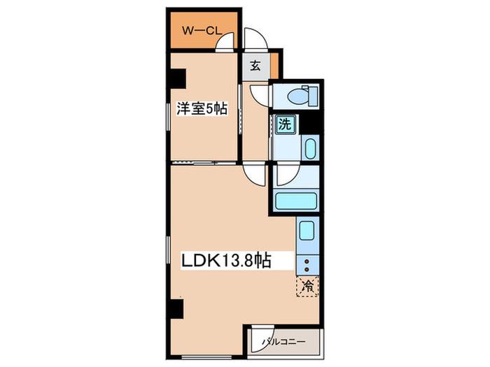 PEAR PARK4(1LDK/3階)の間取り写真