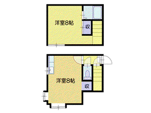 K&N新札幌(1LDK/1階)の間取り写真