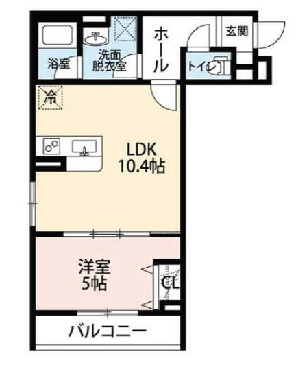 PAL HOUSE祖師谷ーパルハウス祖師谷-(1LDK/3階)の間取り写真