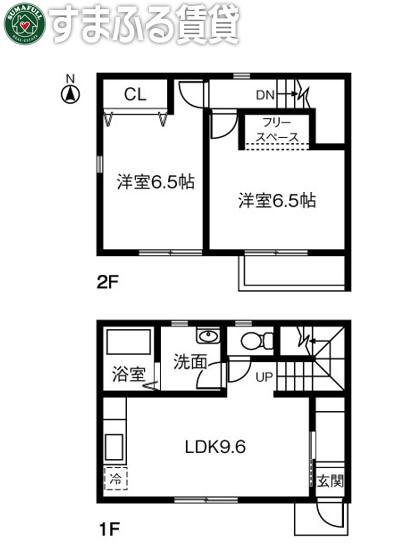 SOPHIA(2LDK/1階)の間取り写真