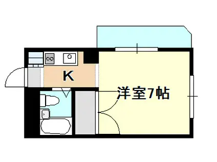 DAIKI(1K/1階)の間取り写真