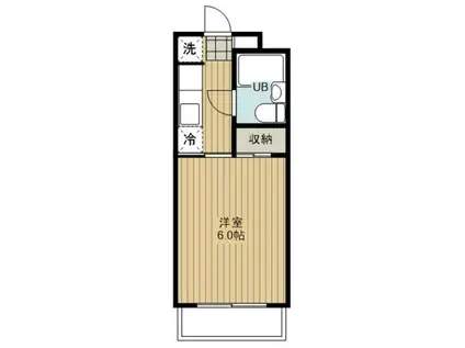 クレスト・モア(1K/3階)の間取り写真