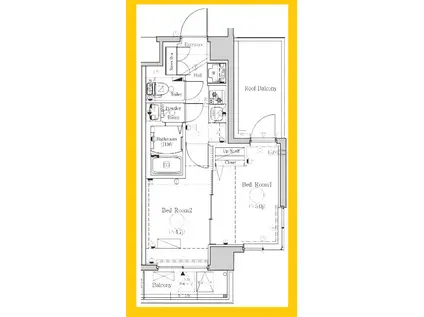 エステムコート新横浜グランデ(2K/6階)の間取り写真