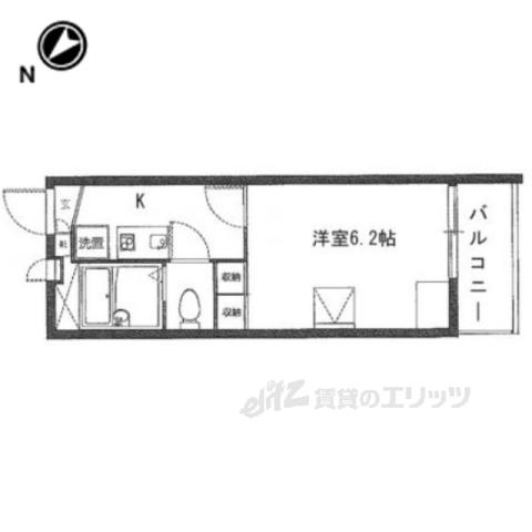 レオパレスレスペート(1K/3階)の間取り写真