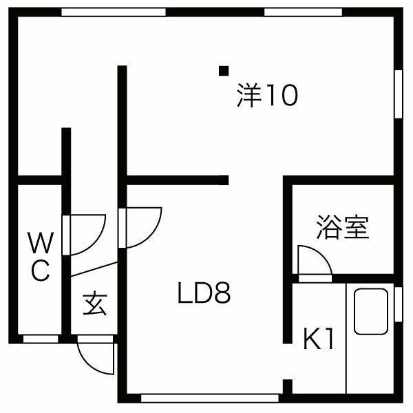 BURIN43(1LDK/1階)の間取り写真