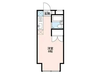 プチメゾン新所沢(ワンルーム/1階)の間取り写真