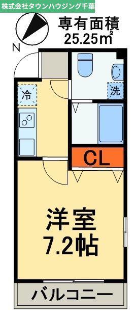 FRAGRANCE WIND(1K/2階)の間取り写真