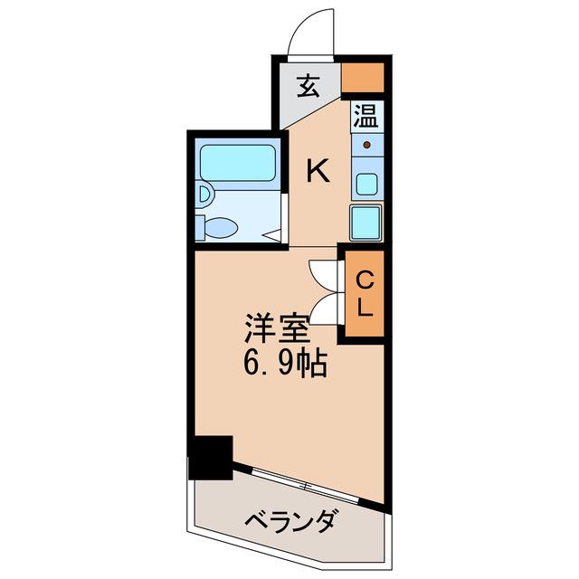 S・V丸の内(1K/11階)の間取り写真