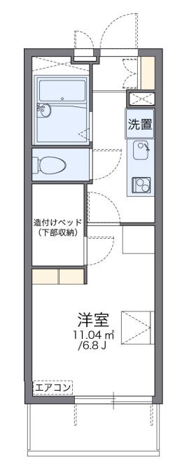 NAITO(1K/1階)の間取り写真