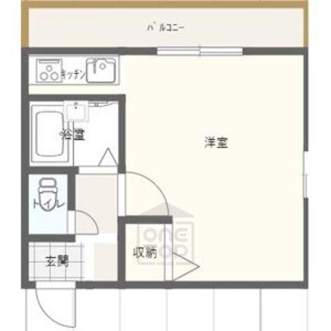 アーバンコート東奈良(1K/3階)の間取り写真
