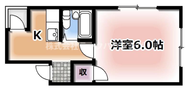 ファインコート寝屋川(1K/3階)の間取り写真