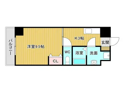 アルテッツァ紺屋町(1K/5階)の間取り写真