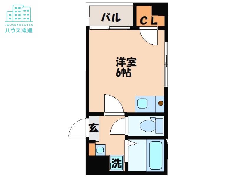 オランダ坂下ビル(ワンルーム/2階)の間取り写真