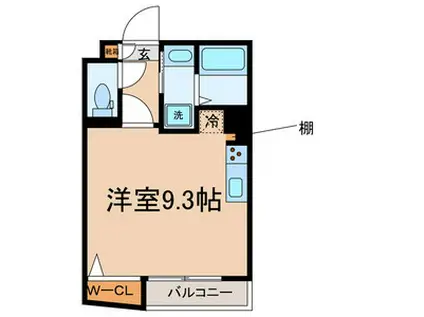 PRIMAVERA桜坂(ワンルーム/4階)の間取り写真