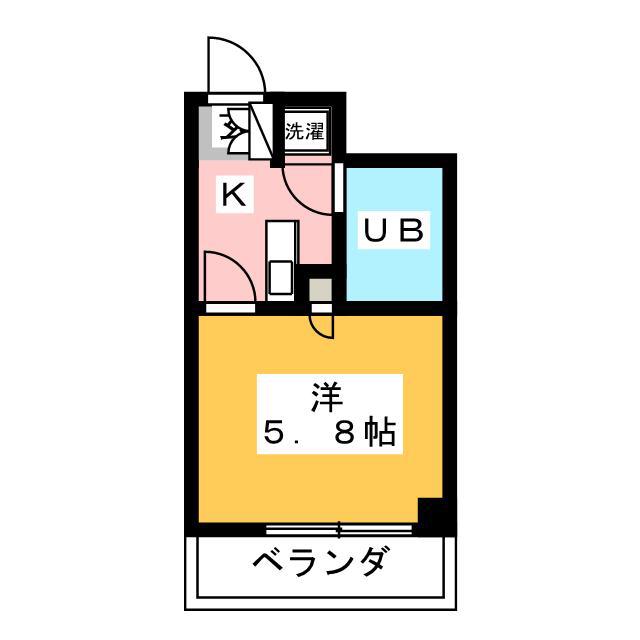 本町エスエフコート(1K/7階)の間取り写真