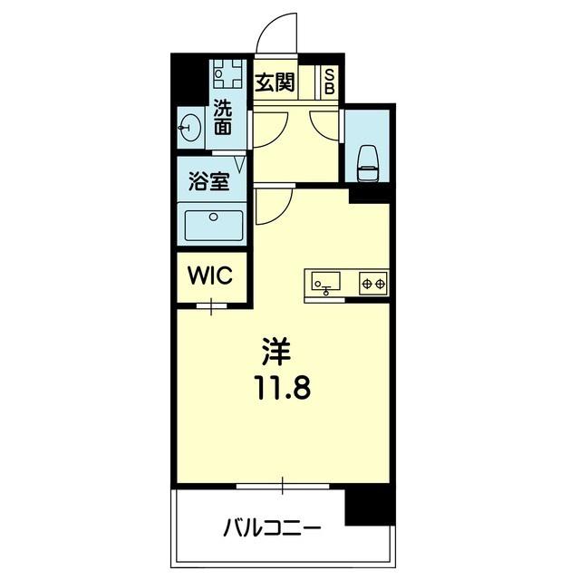 HAPPY MANSION 世安(ワンルーム/5階)の間取り写真