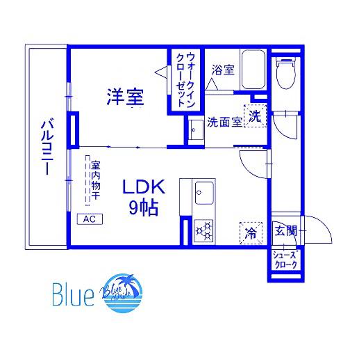 D PAINA 中丸子(1LDK/2階)の間取り写真