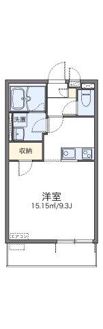 レオネクストグリーンウッド(1K/3階)の間取り写真