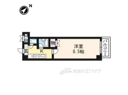 アートプラザ野路(1K/2階)の間取り写真