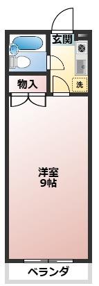 パークビレッジ(1K/2階)の間取り写真
