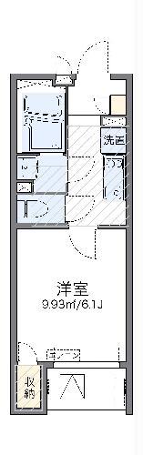 レオネクストサンモールIII(1K/3階)の間取り写真