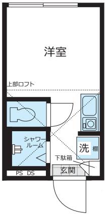 NANO北新宿2(ワンルーム/1階)の間取り写真
