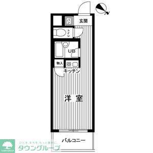 ステージコート浦和常盤(ワンルーム/3階)の間取り写真