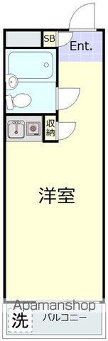 ハイシティ高田馬場(ワンルーム/3階)の間取り写真