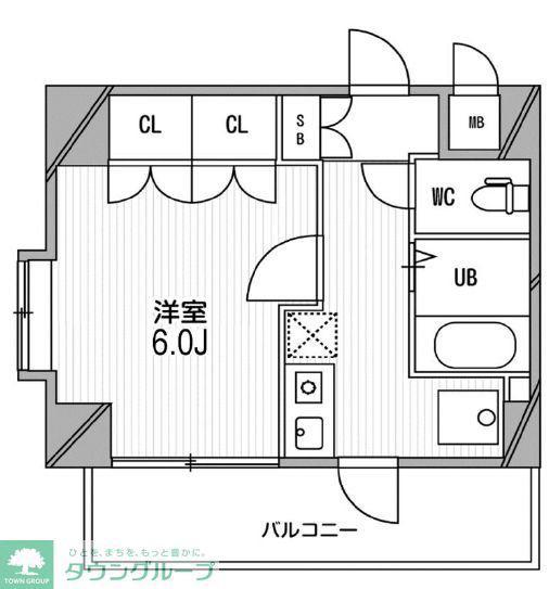 スペーシア高円寺II(1K/3階)の間取り写真