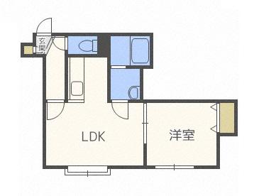 ステージエム&ケイ(1LDK/3階)の間取り写真