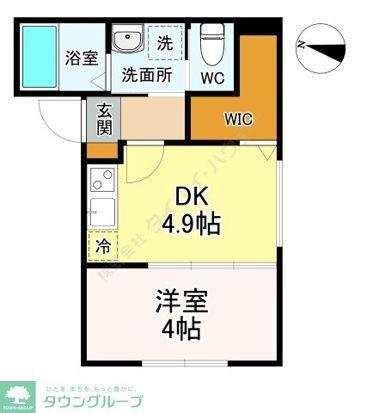 EILA三郷中央(1DK/2階)の間取り写真