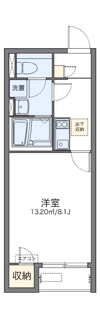 レオネクストメゾン アン(1K/1階)の間取り写真