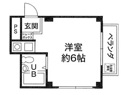 メゾン36(ワンルーム/2階)の間取り写真
