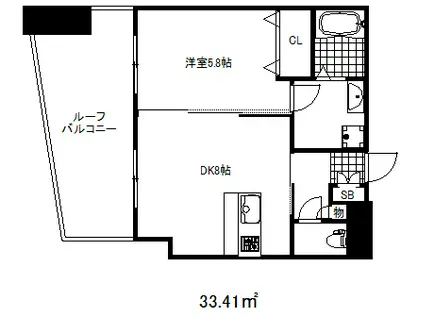 アスヴェルみなと元町オーシャンフロント(1LDK/11階)の間取り写真
