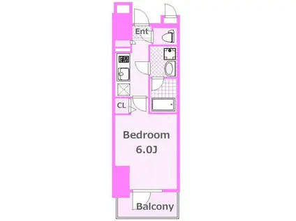 ガーラ横濱関内グランドステージ(1K/4階)の間取り写真