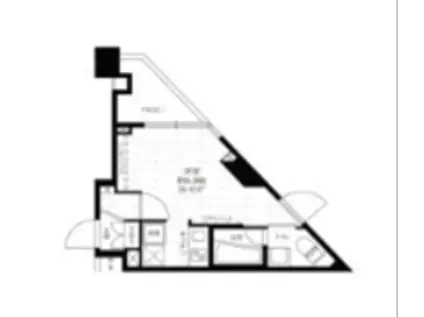 ステージグランデ馬込アジールコート(ワンルーム/4階)の間取り写真